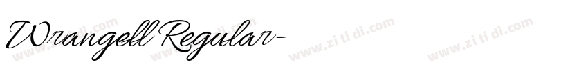 Wrangell Regular字体转换 Wrangell Regular字体转换
